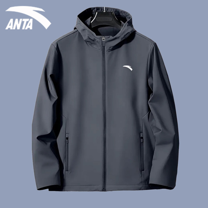 安踏外套男装冲锋衣防泼水2025新款春秋男士加绒夹克旗舰店运动服,运动服/休闲服装,运动茄克/外套,淘宝优惠券,粉丝福利购,淘宝优惠卷