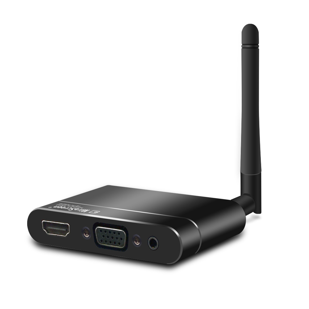 X6W plus 4k无线HDMI同屏器 AV车载导航+HDMI+VGA WiFi手机推送宝