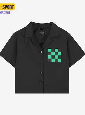 Skechers/斯凯奇正品夏季女子休闲透气运动翻领短袖衬衫L322W027