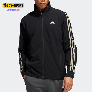 新款 男子运动休闲健身夹克外套GE3424 春季 Adidas阿迪达斯正品