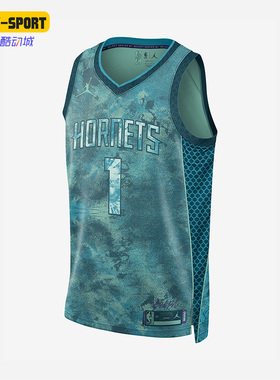 Nike/耐克正品夏季 夏洛特黄蜂队男子运动短袖FD4104-305