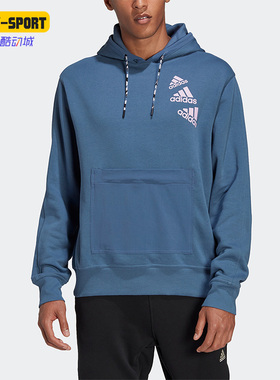 Adidas/阿迪达斯正品M Q4 BL HD 情侣款加绒运动卫衣HL9382