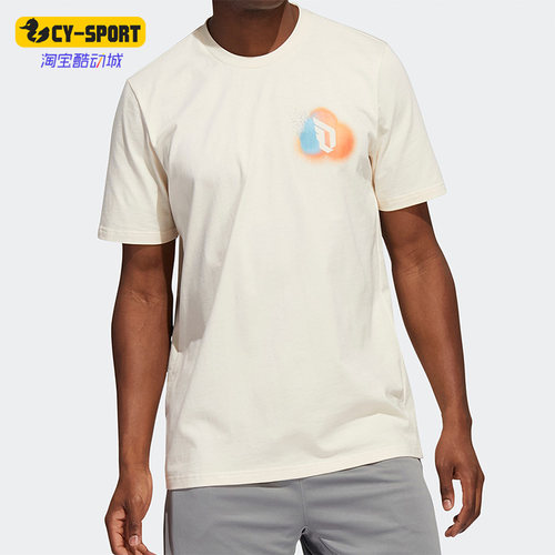 阿迪达斯短袖男子运动T恤