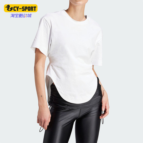 阿迪达斯女士运动短袖