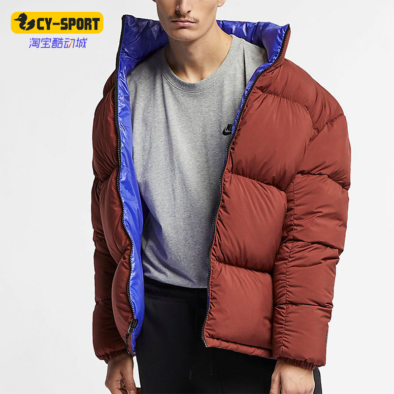 Nike/耐克正品舒适运动男士保暖时尚双面穿羽绒服外套AJ1992-250
