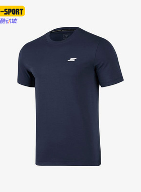 Skechers/斯凯奇正品夏季男子休闲运动透气圆领短袖T恤P223M094