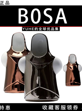 【官方授权】意大利BOSA Fantasmimo Vase 3盔甲装饰手工制作摆件