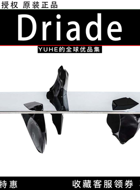 【官方授权】意大利Driade Sereno设计师家具不锈钢桌面茶几家居