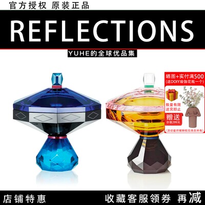 【官方授权】丹麦Reflections Hamptons 切割水晶玻璃家居礼物