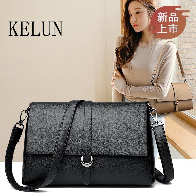 品牌正品真皮女包高端大气上档次软皮单肩斜挎女款大容量时尚百搭