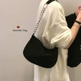 Осенняя ретро сумка на одно плечо, косметичка, ремешок для сумки, сумка через плечо, коллекция 2021, на цепочке, простой и элегантный дизайн
