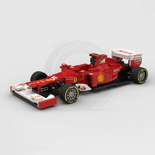 97277积木F1法拉利F2012动手玩具赛车礼物兼容 国产小颗粒MOC