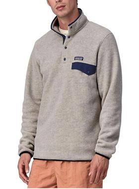 巴塔哥尼亚Patagonia LW Synchilla Snap男套头保暖抓绒衣25551