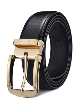 尼诺里拉男士商务休闲潮流针扣腰带NR143750