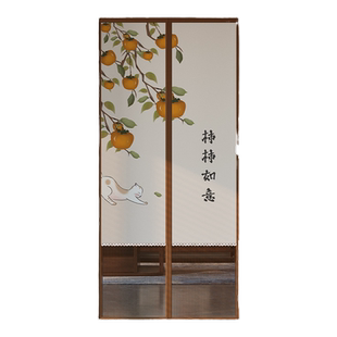 透光透气不透人门帘磁吸防蚊不透人夏季防窥高档卧室磁吸隐私家用