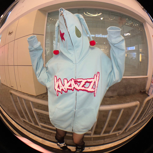 KAKAZZY嘻哈开衫卫衣连帽