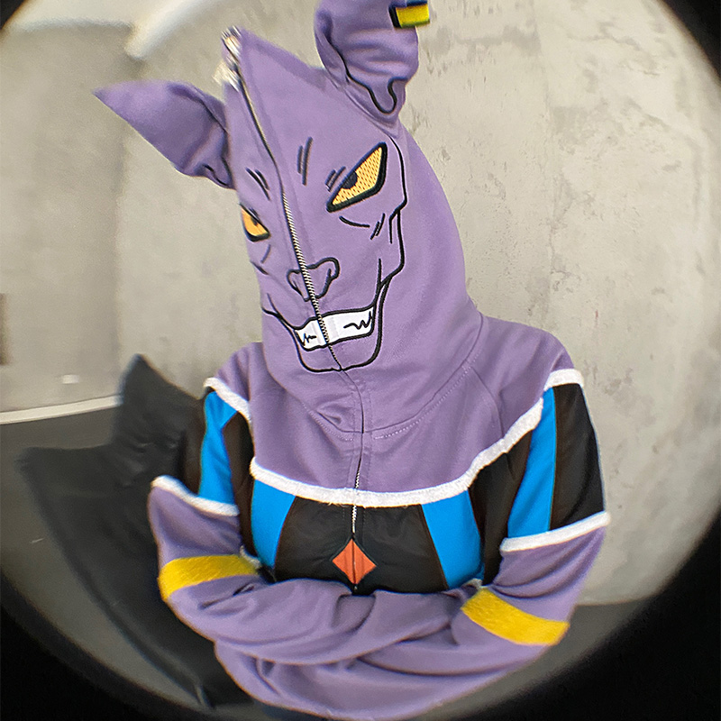 卡通搞怪KAKAZZY连帽外套卫衣