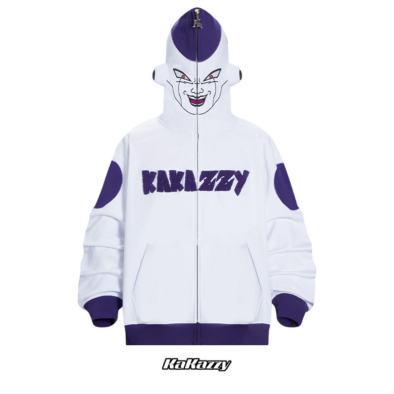卡通KAKAZZY连帽卫衣开衫