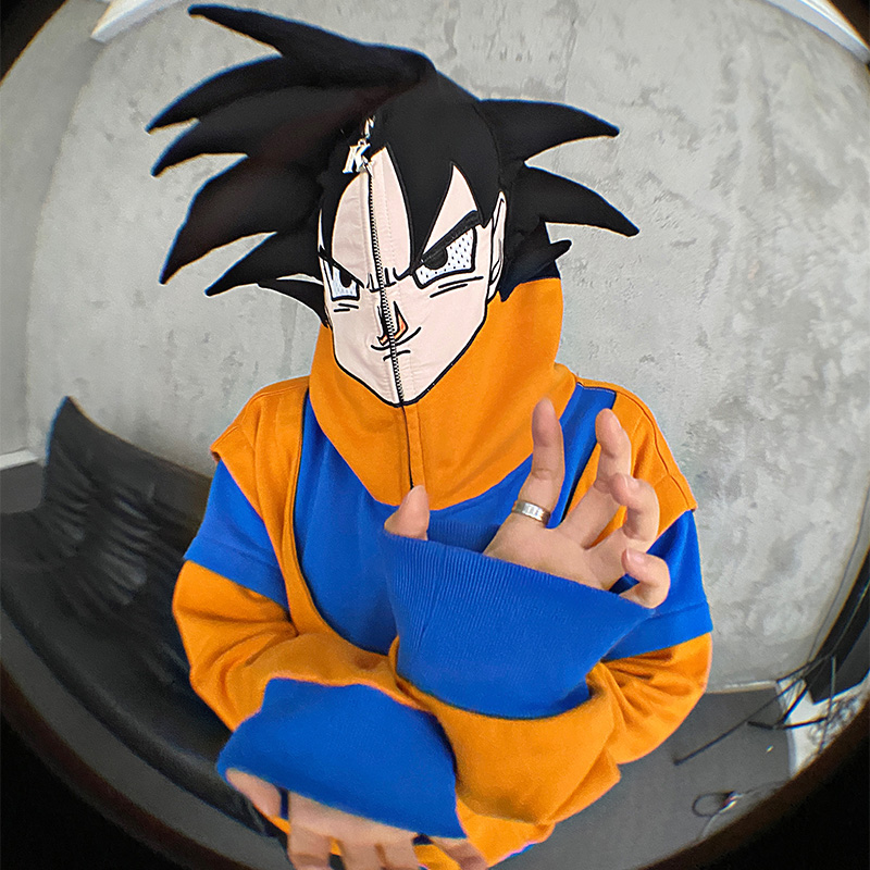 卡通人物KAKAZZY连帽卫衣开衫