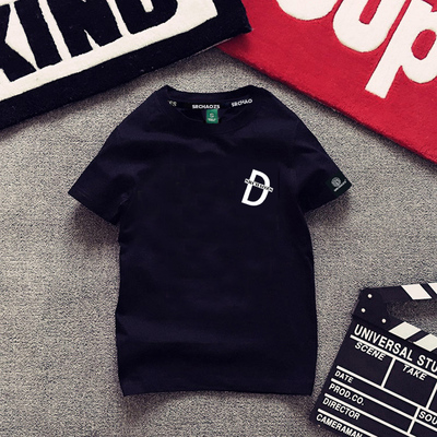 短袖经典四杠春夏小船锚开衩潮牌