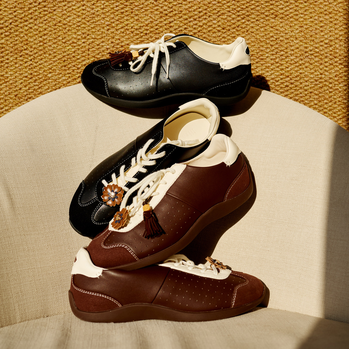 Mira Merea芭蕾德训鞋女鞋复古软底阿甘鞋牛皮百搭透气休闲板鞋女,女鞋,德训鞋,淘宝优惠券,粉丝福利购,淘宝优惠卷