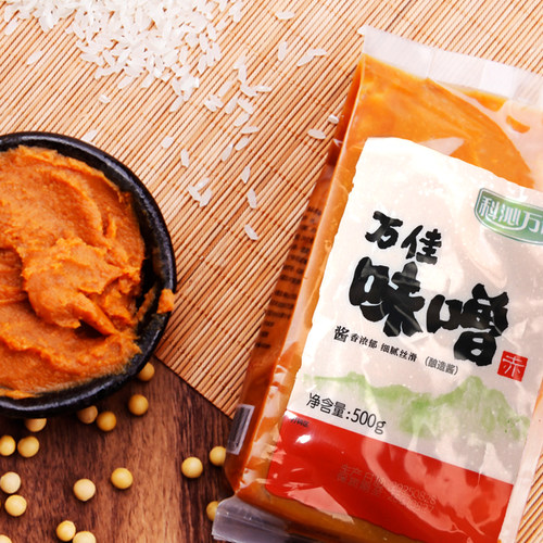 科沁万佳赤味噌500g*2袋日式料理