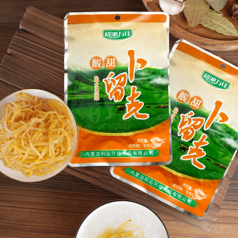 科沁万佳酸甜酱香卜留克东北酱香咸菜丝佐餐下饭菜大包装260g*5袋