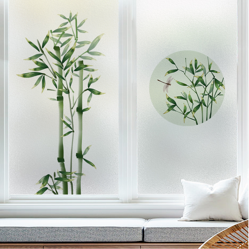 厕所门贴纸防偷窥装饰卫生间窗户