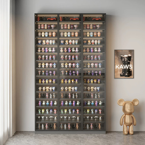 实木生态板家用手办展示柜