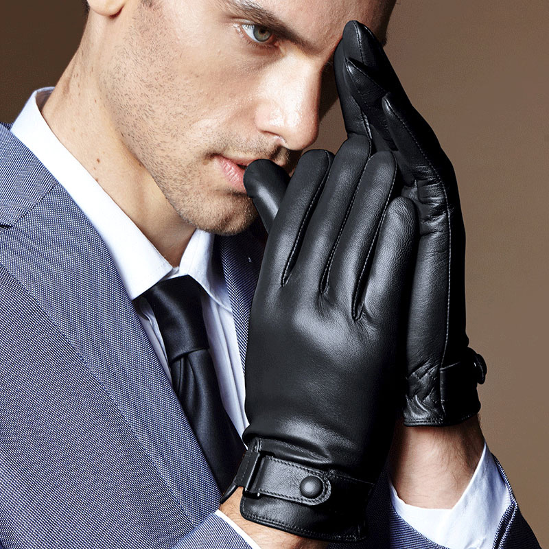 Gants pour homme en peau de mouton - Ref 2781610 Image 2