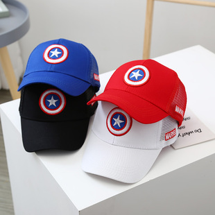 儿童棒球帽夏季男童太阳网帽宝宝薄款防晒遮阳鸭舌帽女童帽子男潮