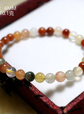 天然彩发晶招财转运手链手串 女生闺蜜生日礼物一物一图2025转运