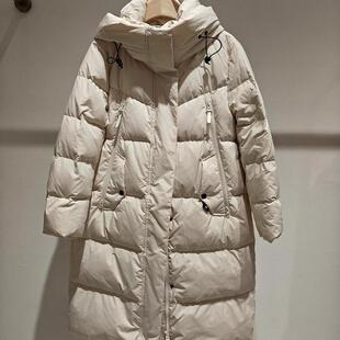 朵以2024冬季新款正品保暖90白鸭绒羽绒服外套39DD930102原1099