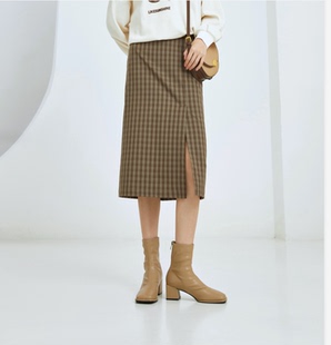 百搭修身 朵以2022秋装 时尚 专柜正品 半身裙女37DQ607021原199 新款