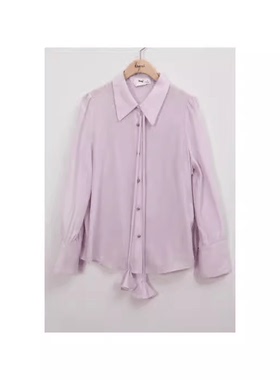 duoyi朵以2024春季新款简约时尚女衬衫上衣39DC147036