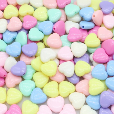 diy手工春天色儿童益智形状珠子