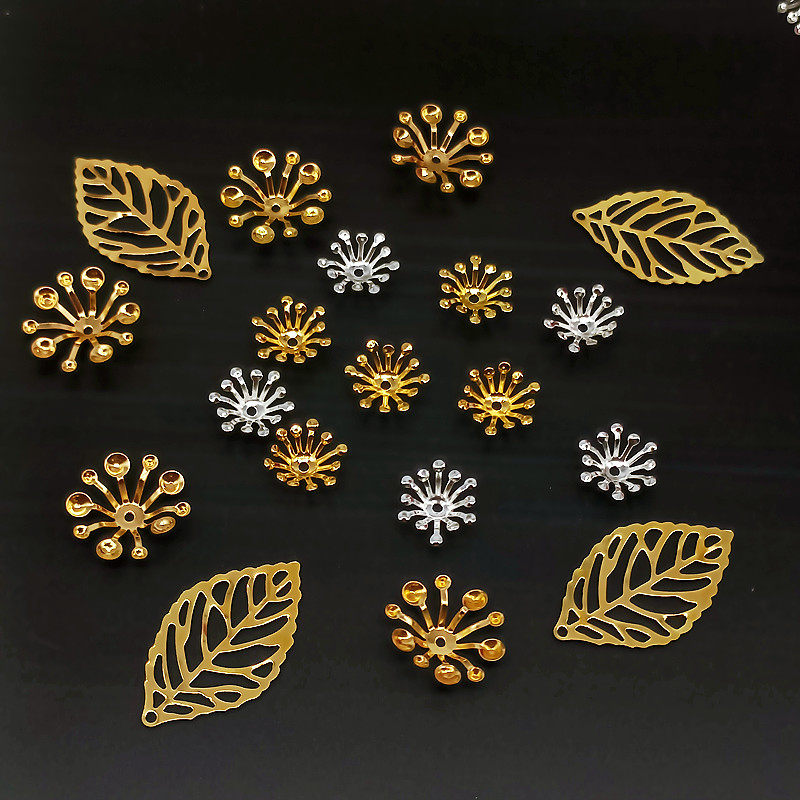 20mm芙蓉花花托金属仿真花蕊图片