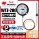 温度计 厂家直销 280压力式 WTZ 液体蒸汽气体测温 红旗牌仪表