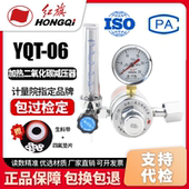 减压表连接阀压力表 06二氧化碳减压阀器 厂家直销 红旗牌仪表YQT
