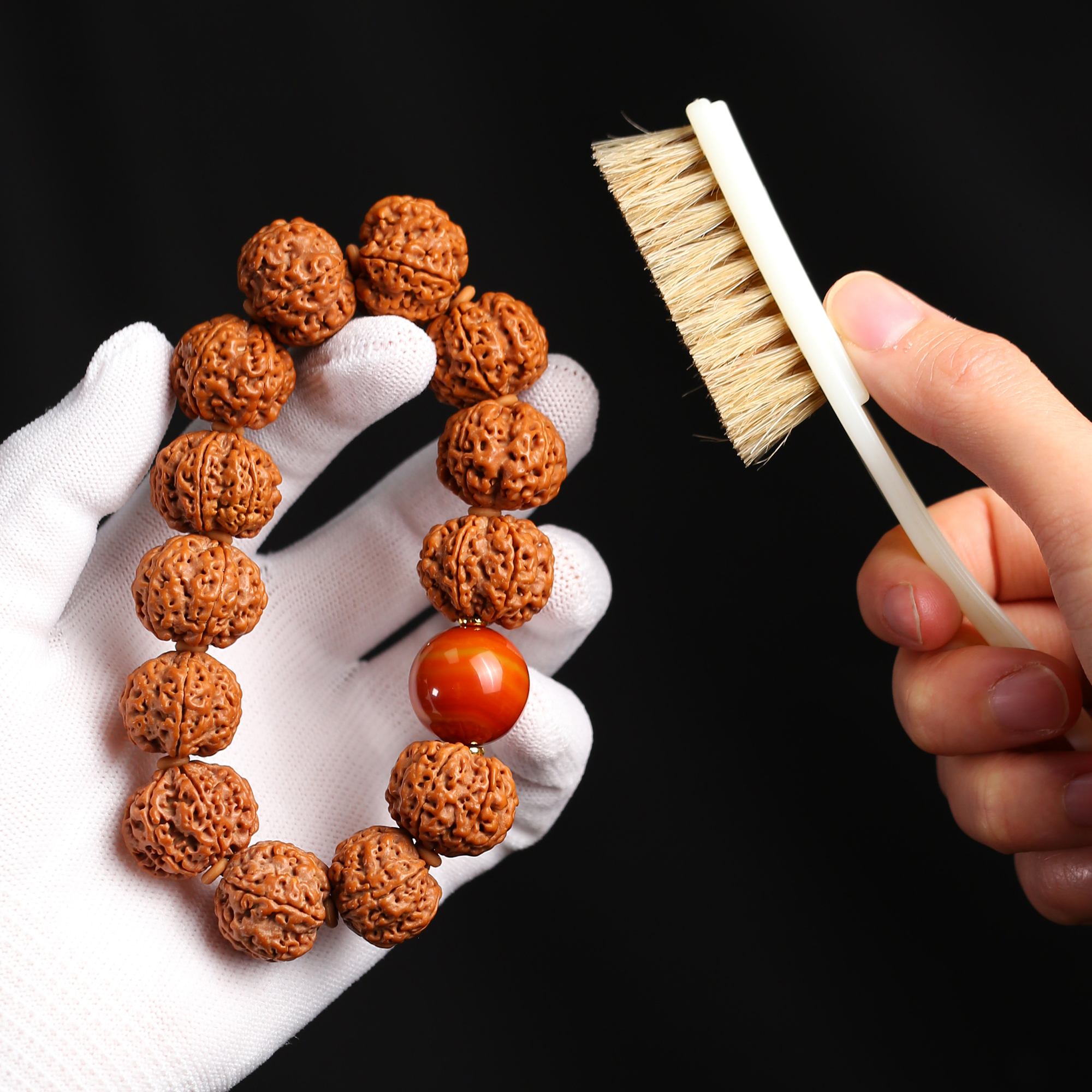 尼泊尔大金刚菩提子原籽六瓣爆肉