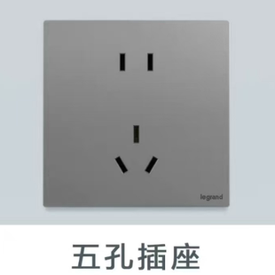 罗格朗逸景PLUS五孔86插座正品家用双联开关多种颜色