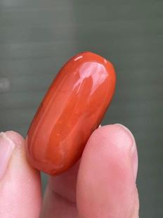 南红玛瑙天然原矿无胶无裂无烤色保山滴水洞料柿子红素面裸石蛋面