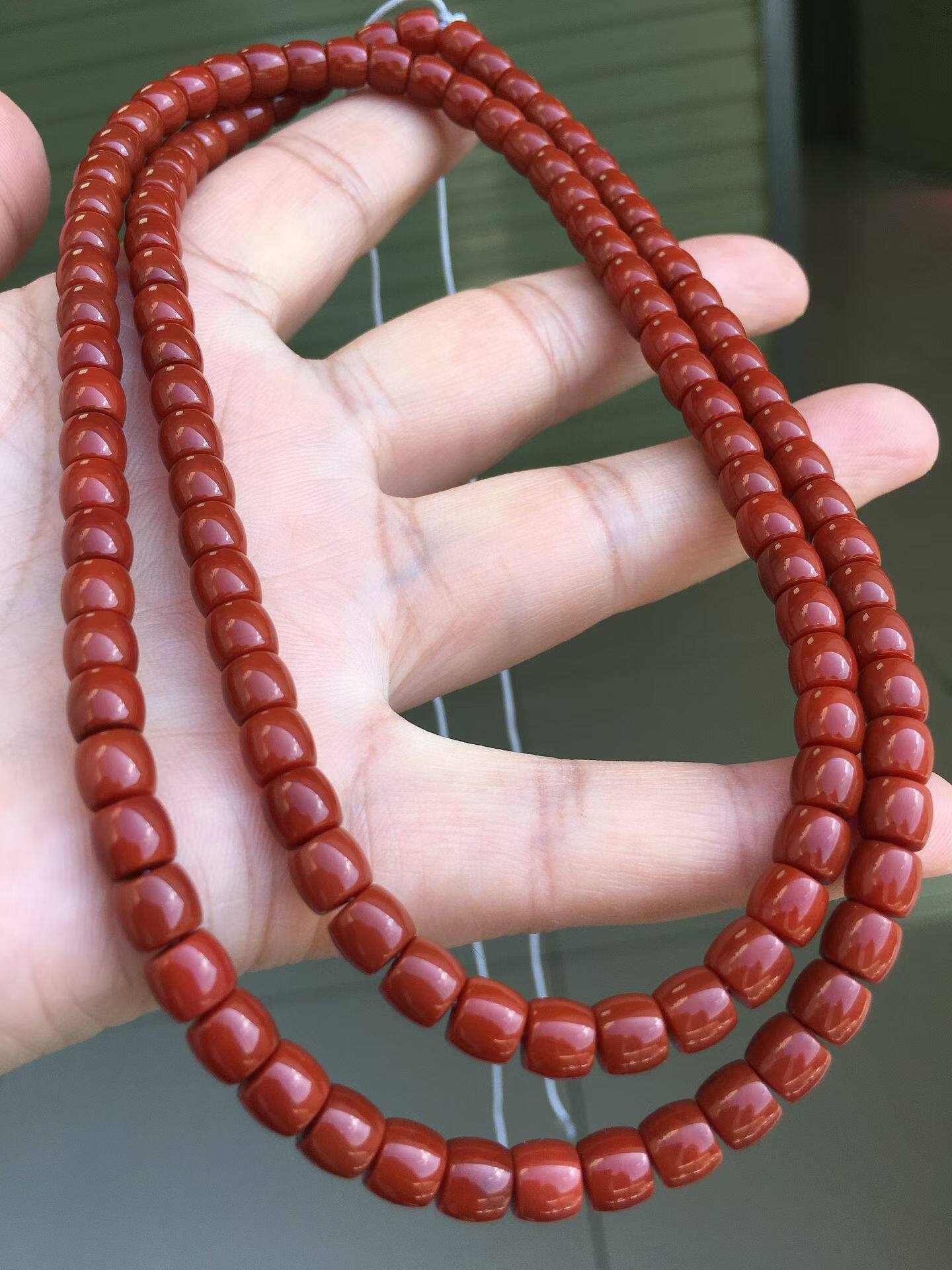 南红玛瑙天然南红玛瑙手串佛珠多圈满肉本命年手链火焰纹