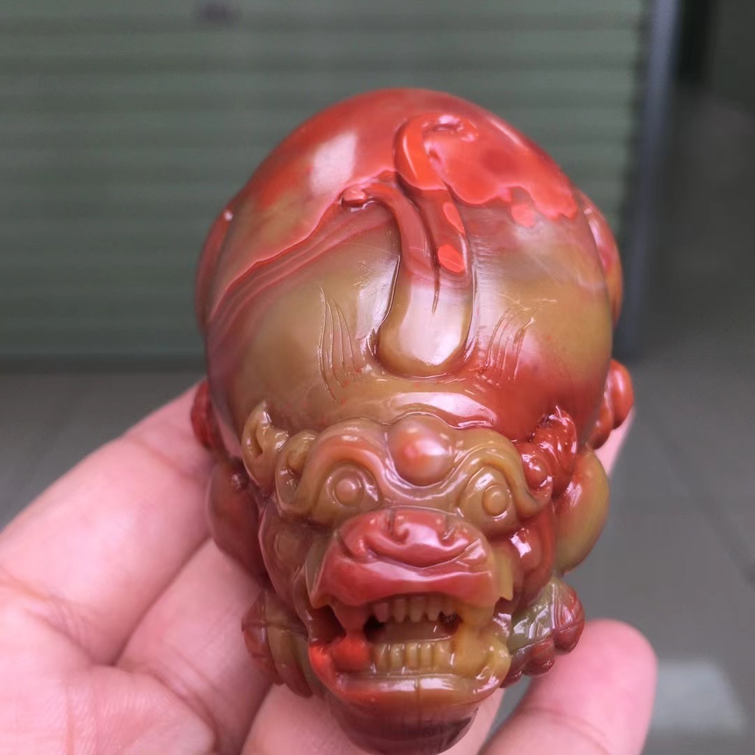 凉山天然南红玛瑙黄皮包浆吊坠胸坠毛衣链