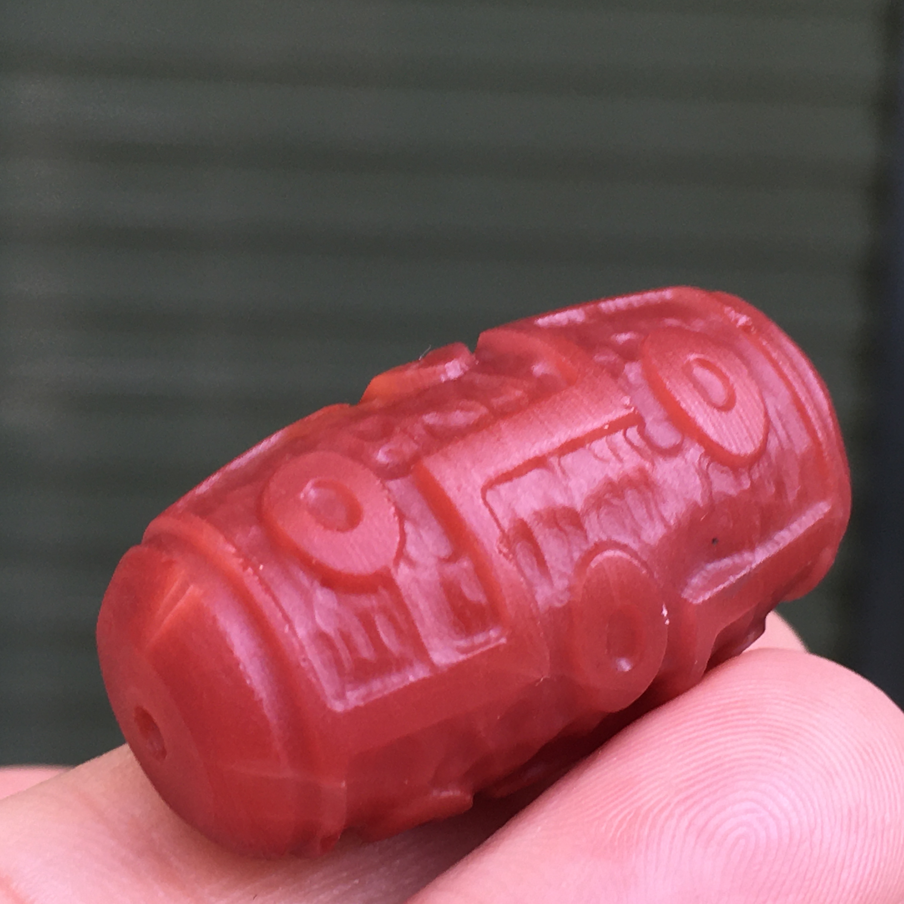 手串手链瓦西料柿子红佛珠满色满肉九眼天珠锁骨珠配饰南红吊坠