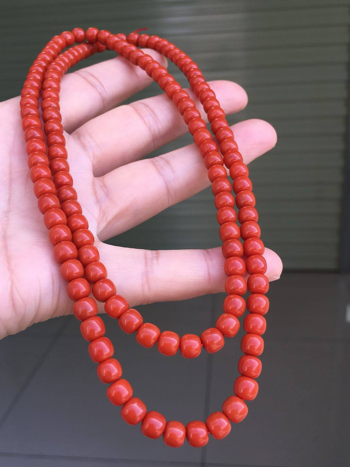 南红玛瑙天然南红玛瑙手串佛珠多圈满肉本命年手链火焰纹108