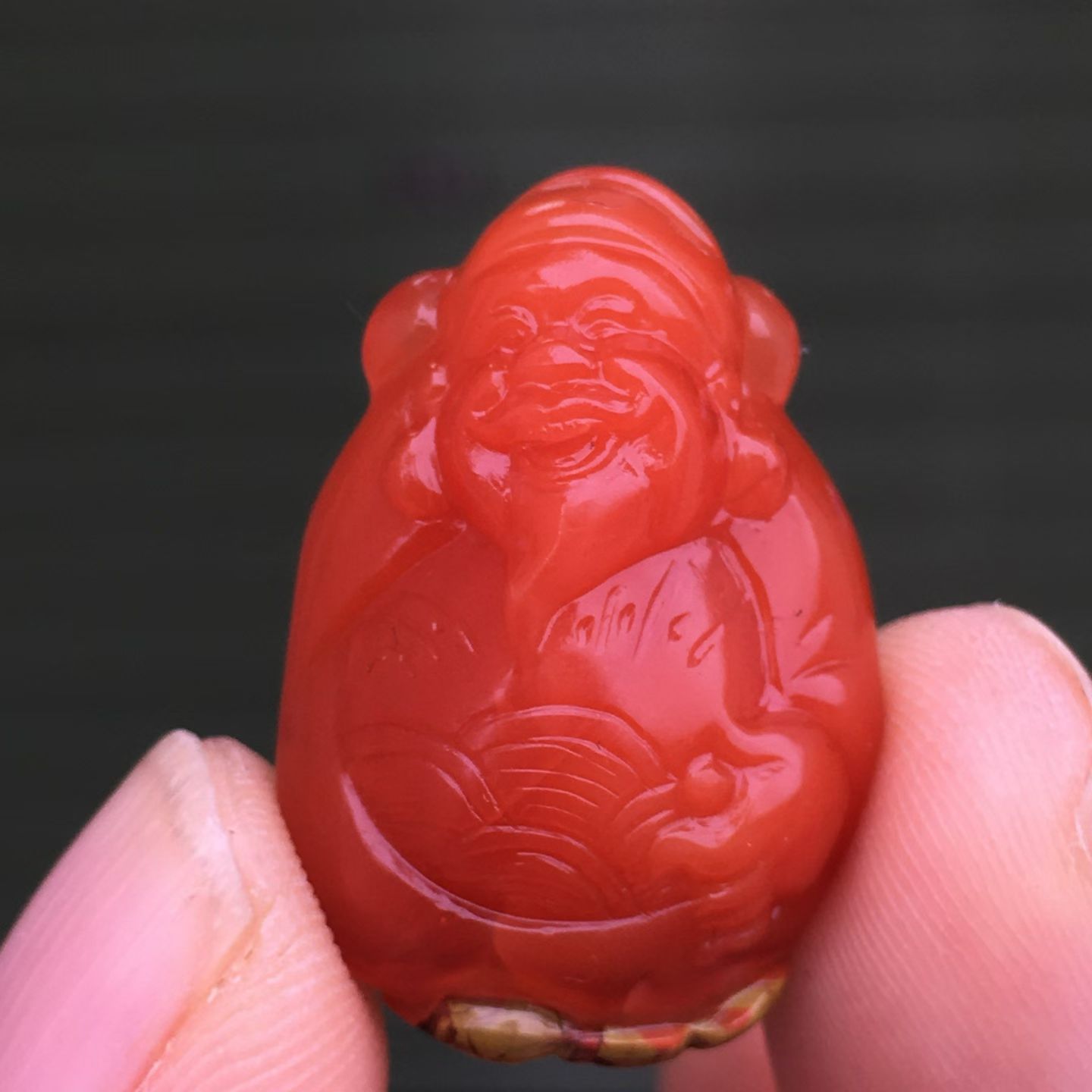 南红玛瑙天然南红玛瑙弥勒佛吊坠胸坠毛衣链项链