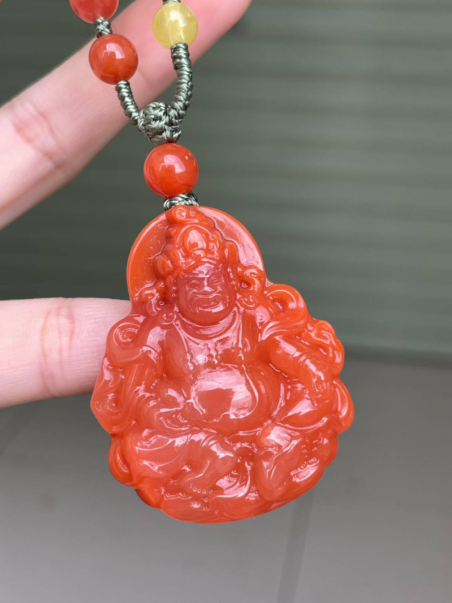 南红玛瑙瓦西料柿子红手串南红吊坠锁骨链子戒指保山南红戒指