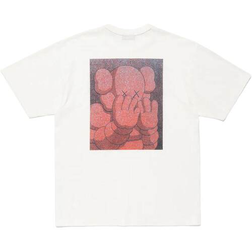 HUMAN MADE x KAWS 联名款 FW25背面联名logo印花圆领短袖T恤纯棉