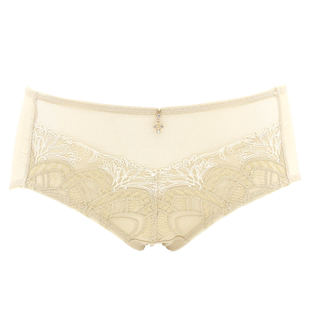 爱戴19.9任选三条内裤女夏薄款性感舒适裸感三角短裤性感提臀大码